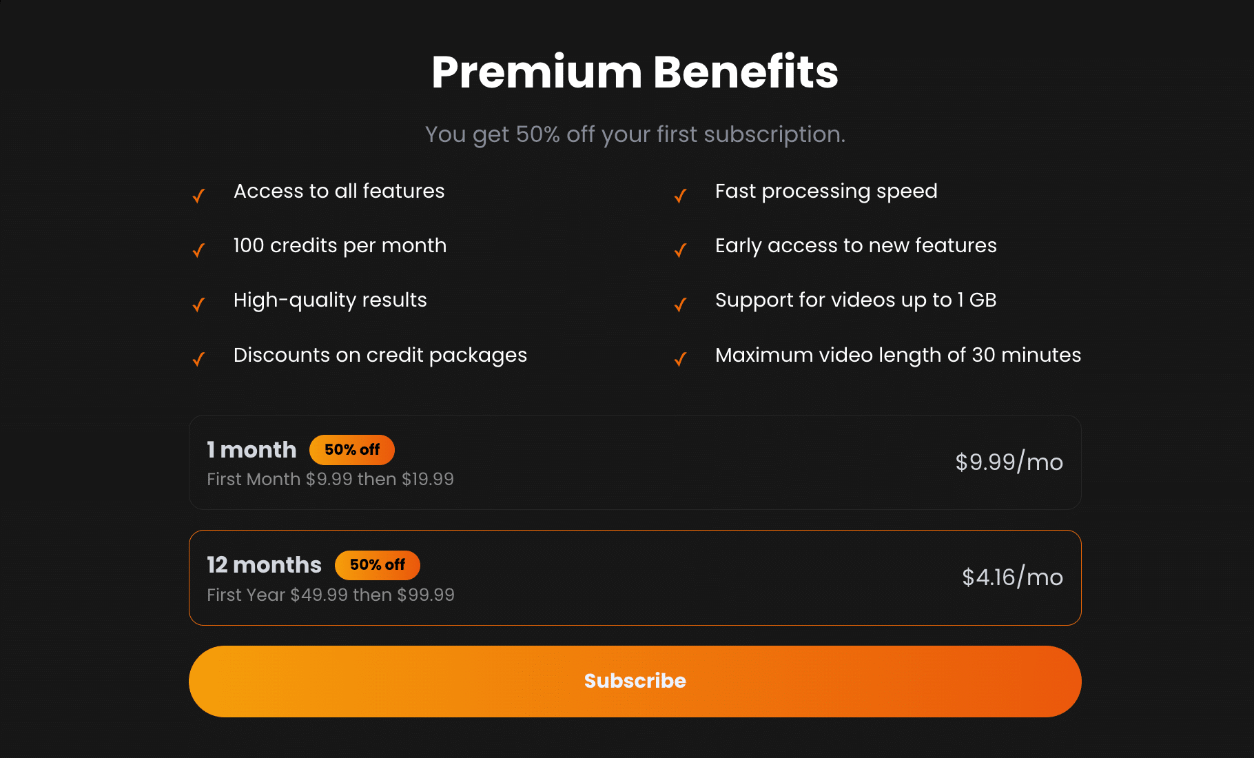 Pricing 1